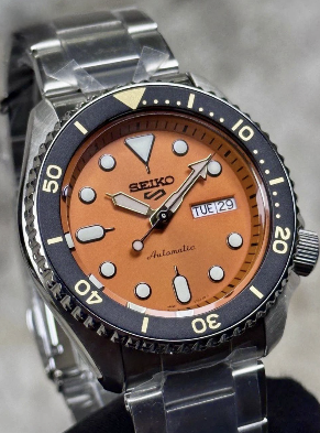Seiko 5 Orange Sunburst Dial SRPD59K1 - foto 1